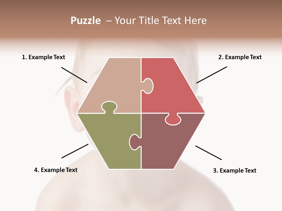 One Isolated Person PowerPoint Template