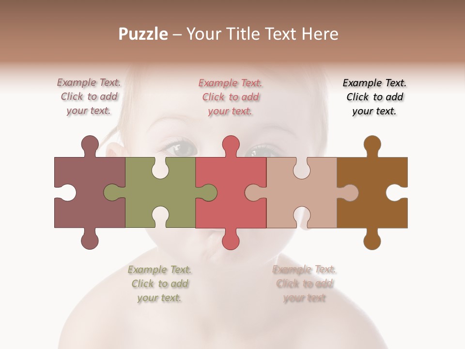 One Isolated Person PowerPoint Template