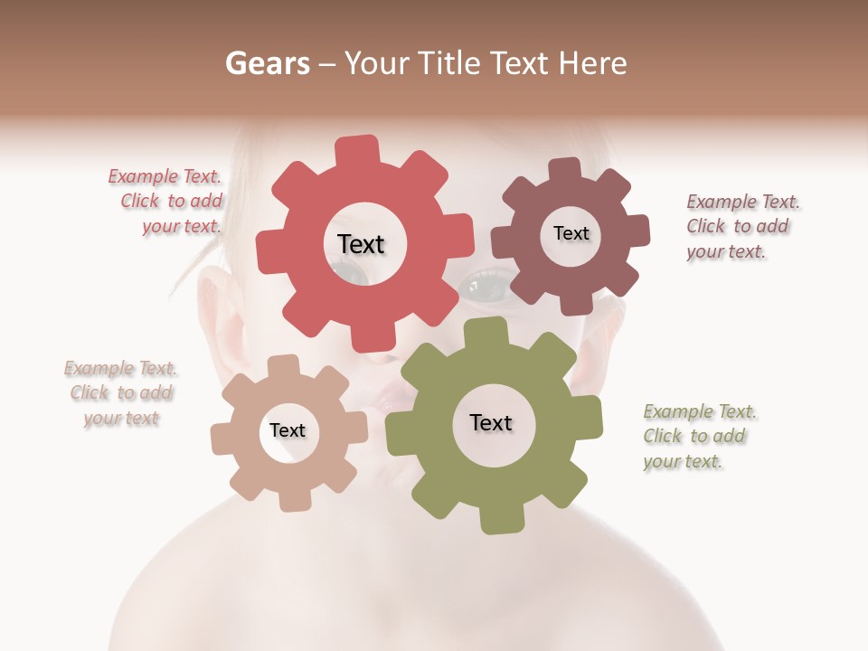 One Isolated Person PowerPoint Template