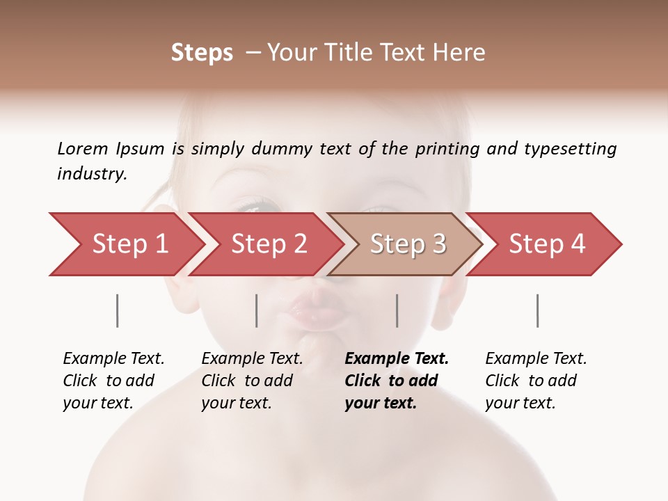 One Isolated Person PowerPoint Template