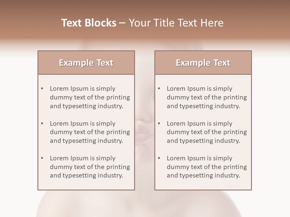 One Isolated Person PowerPoint Template