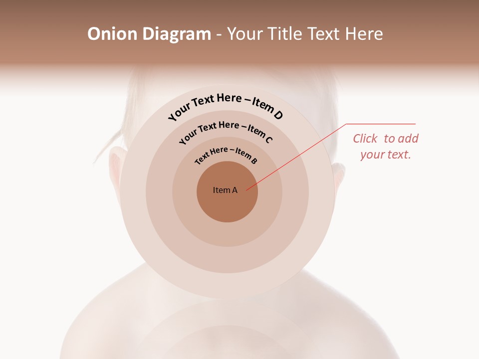 One Isolated Person PowerPoint Template