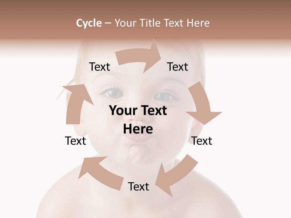 One Isolated Person PowerPoint Template