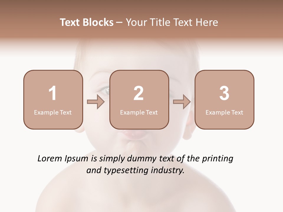 One Isolated Person PowerPoint Template