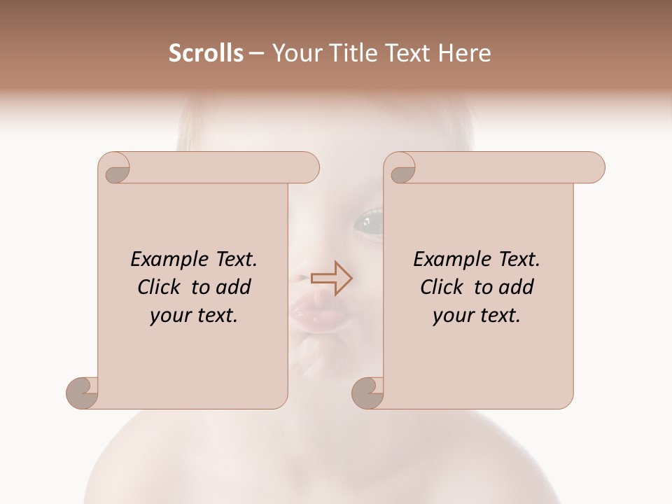 One Isolated Person PowerPoint Template