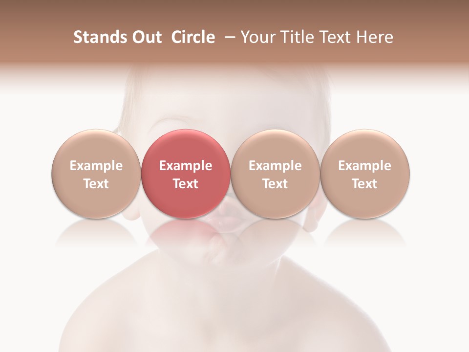 One Isolated Person PowerPoint Template