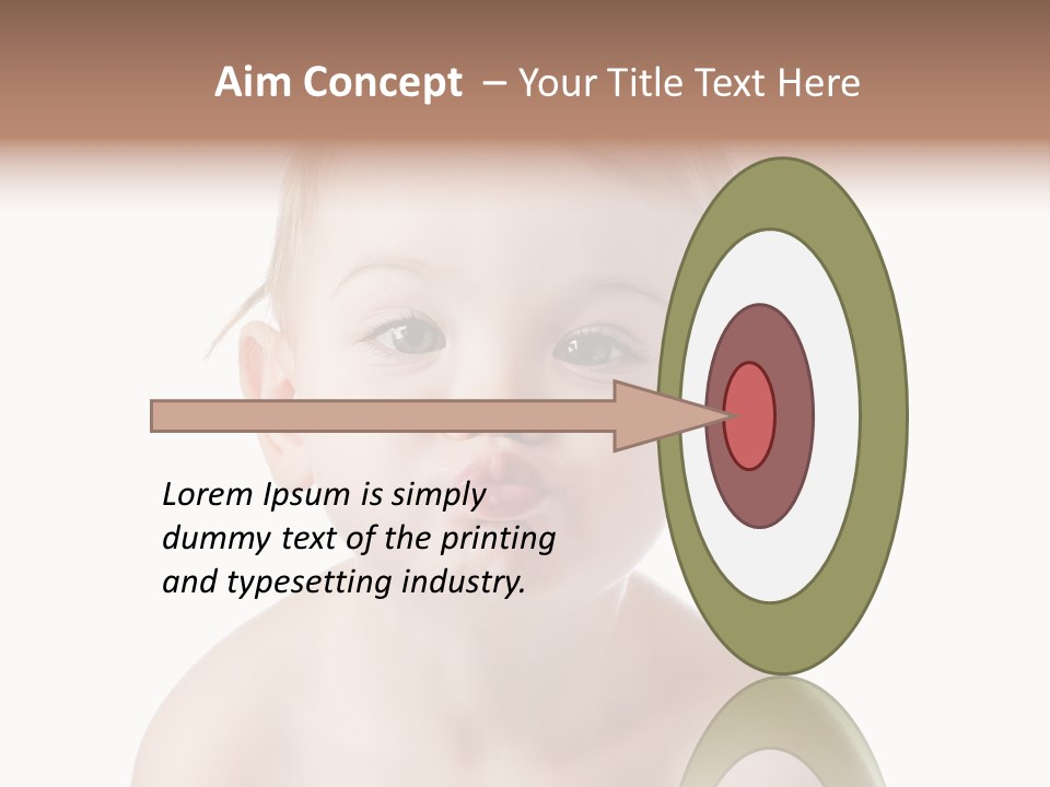 One Isolated Person PowerPoint Template