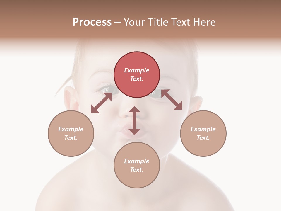 One Isolated Person PowerPoint Template