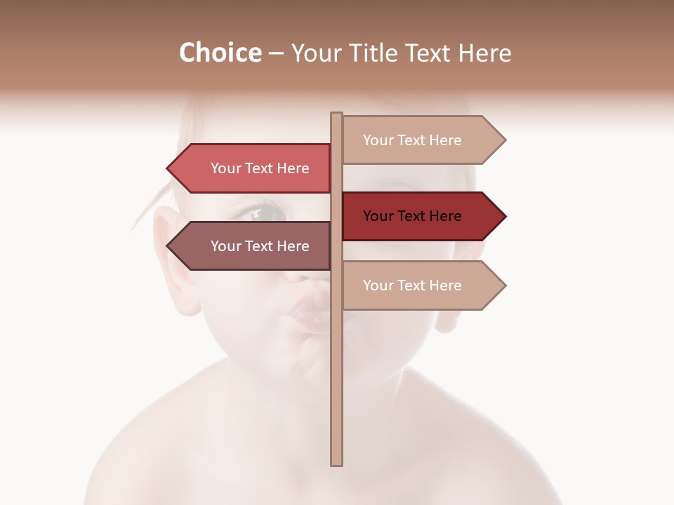 One Isolated Person PowerPoint Template