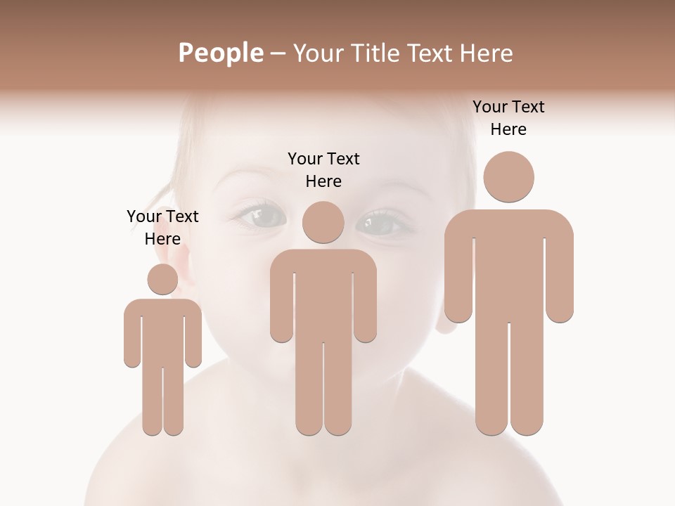 One Isolated Person PowerPoint Template
