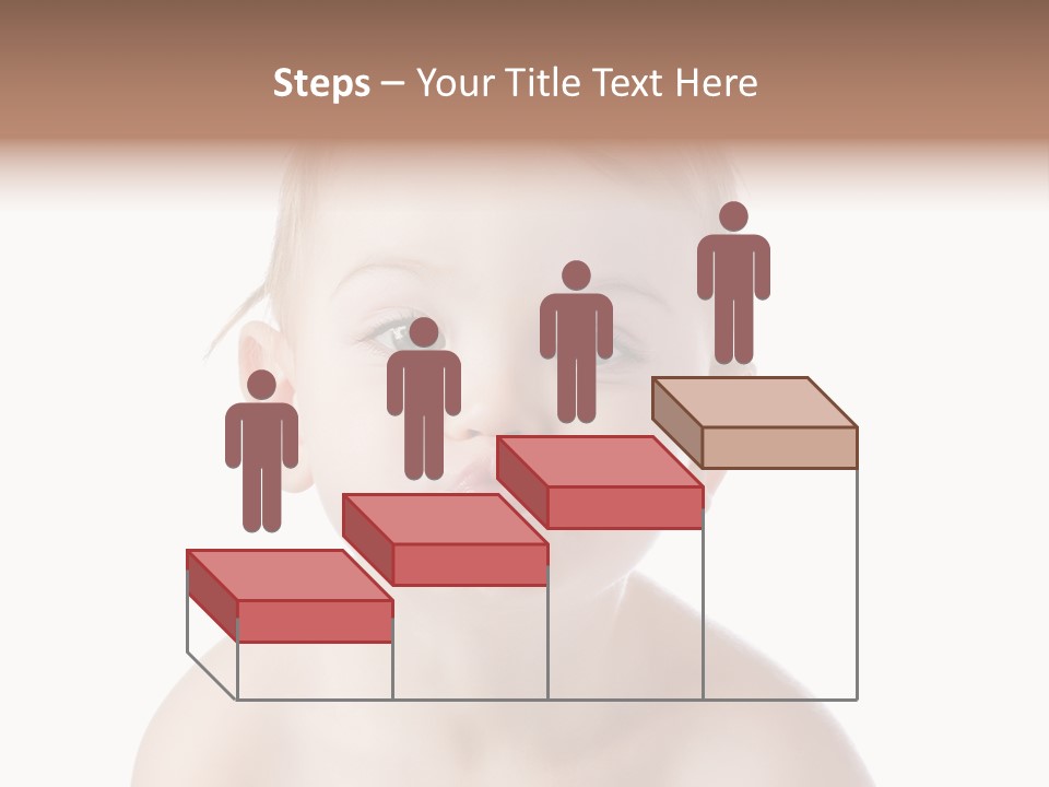 One Isolated Person PowerPoint Template