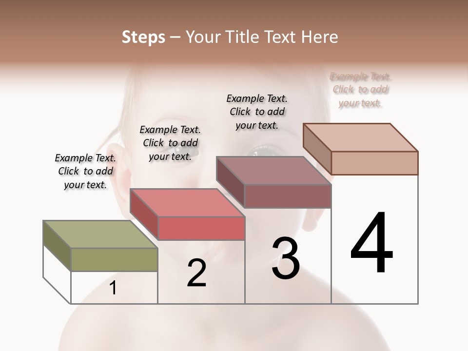 One Isolated Person PowerPoint Template