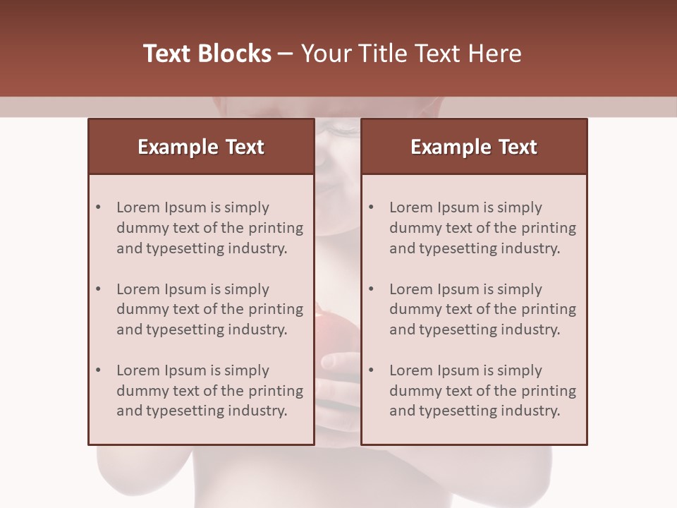 Apple People Small PowerPoint Template