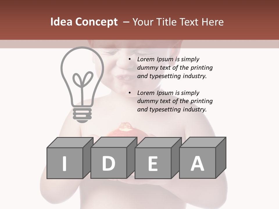 Apple People Small PowerPoint Template