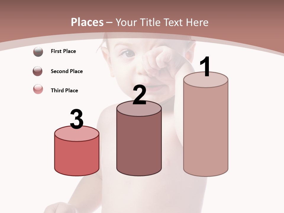 Eating Child Face PowerPoint Template