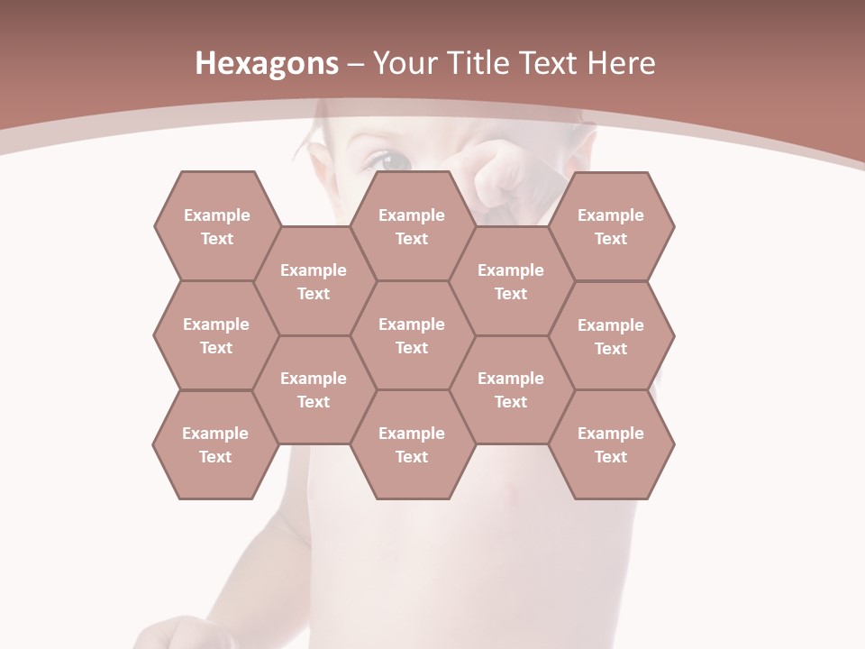 Eating Child Face PowerPoint Template