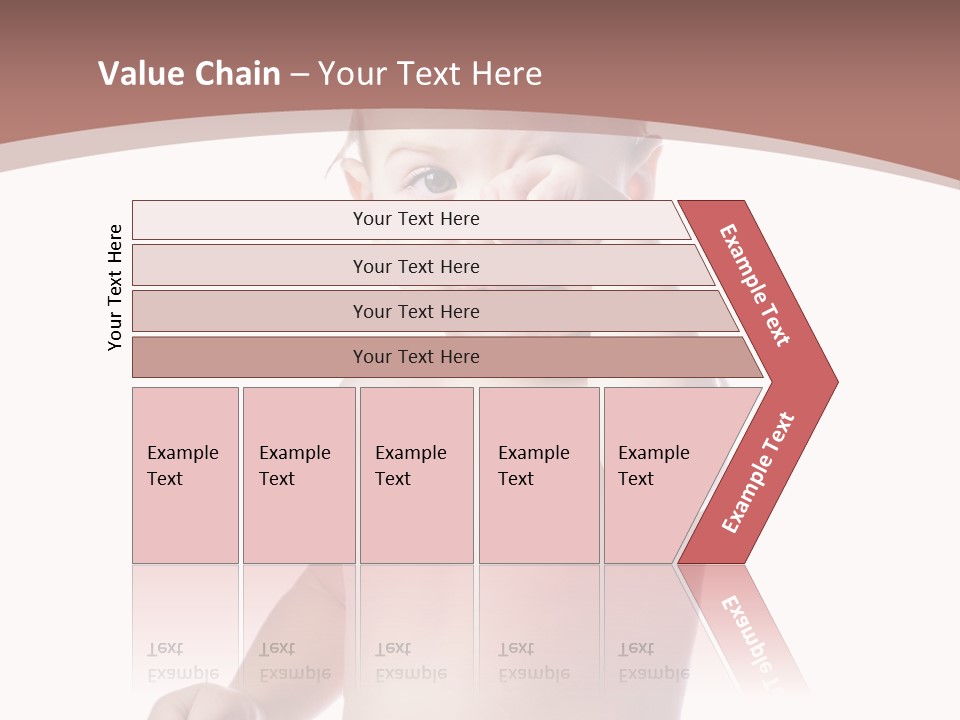 Eating Child Face PowerPoint Template