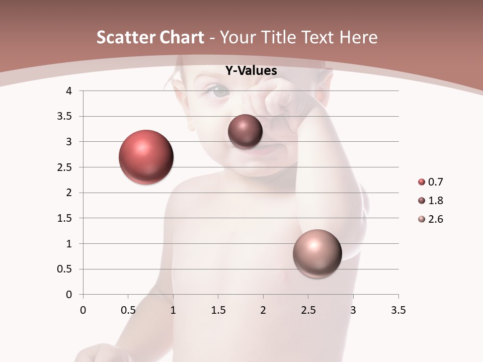 Eating Child Face PowerPoint Template