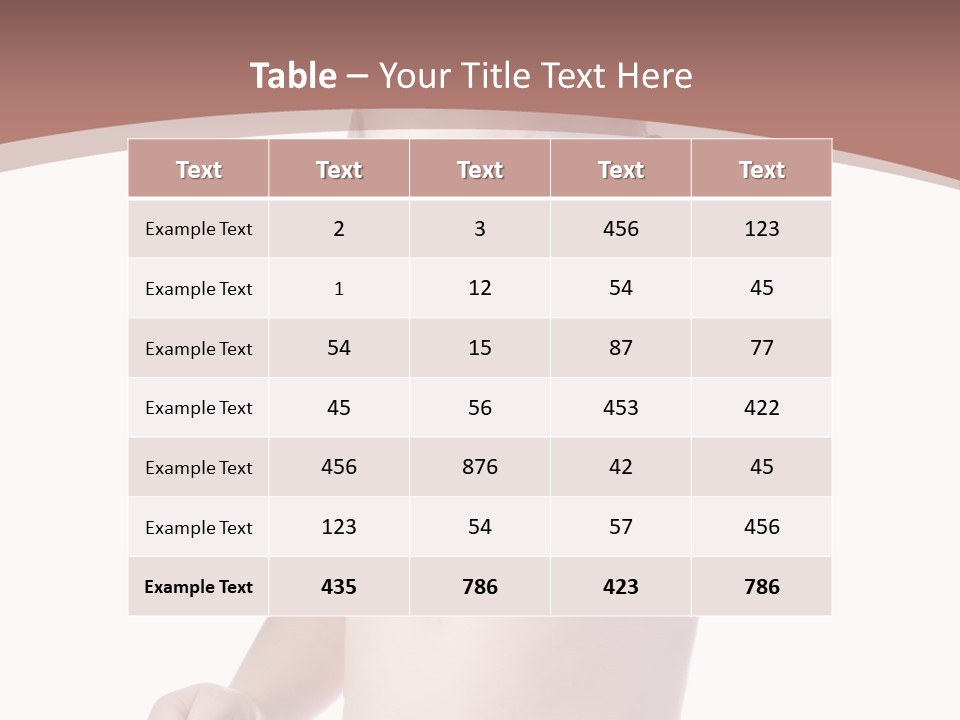 Eating Child Face PowerPoint Template