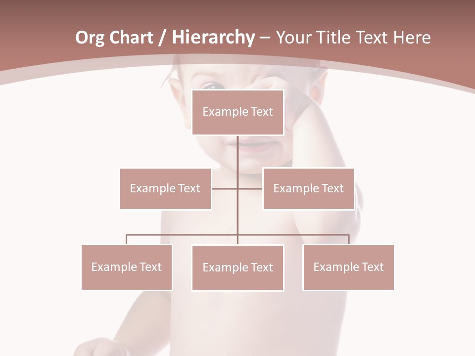 Eating Child Face PowerPoint Template