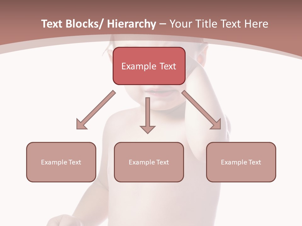 Eating Child Face PowerPoint Template