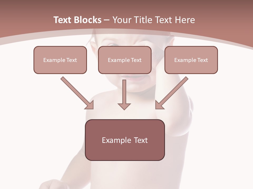 Eating Child Face PowerPoint Template