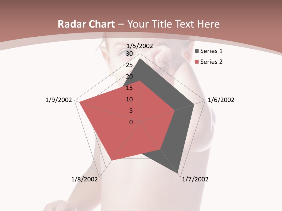 Eating Child Face PowerPoint Template
