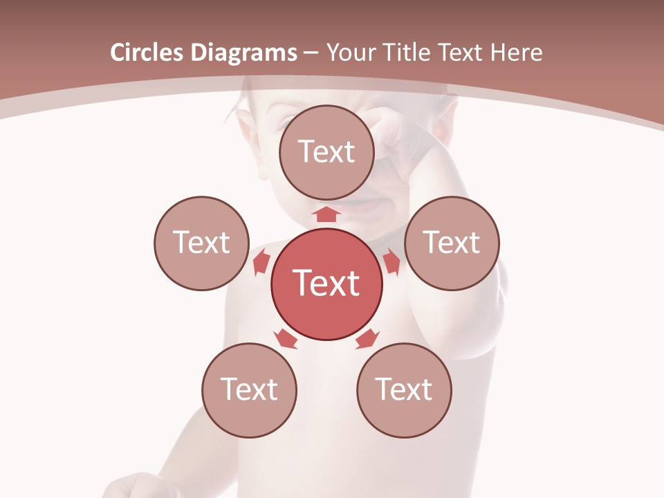 Eating Child Face PowerPoint Template