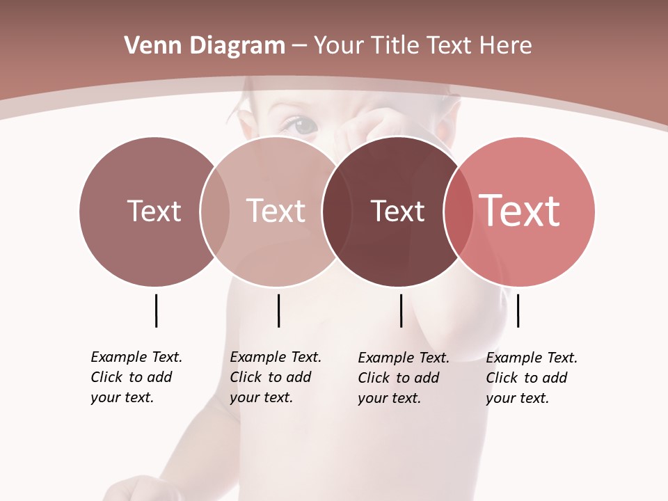 Eating Child Face PowerPoint Template