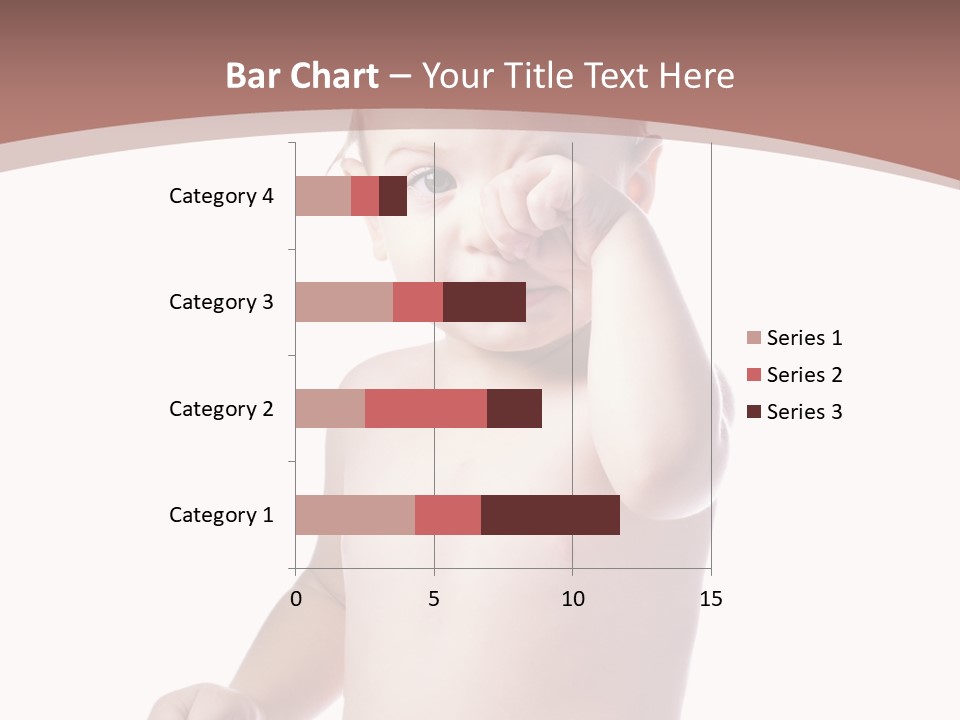 Eating Child Face PowerPoint Template