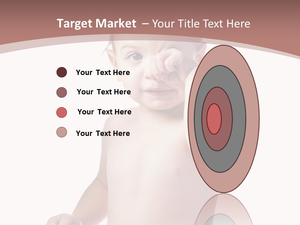 Eating Child Face PowerPoint Template