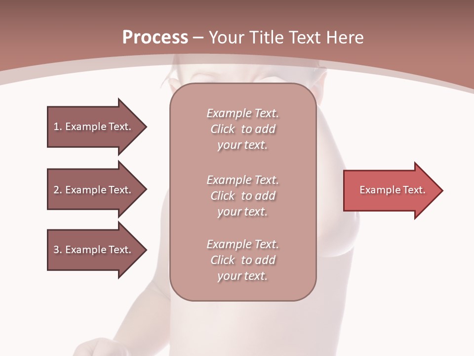 Eating Child Face PowerPoint Template
