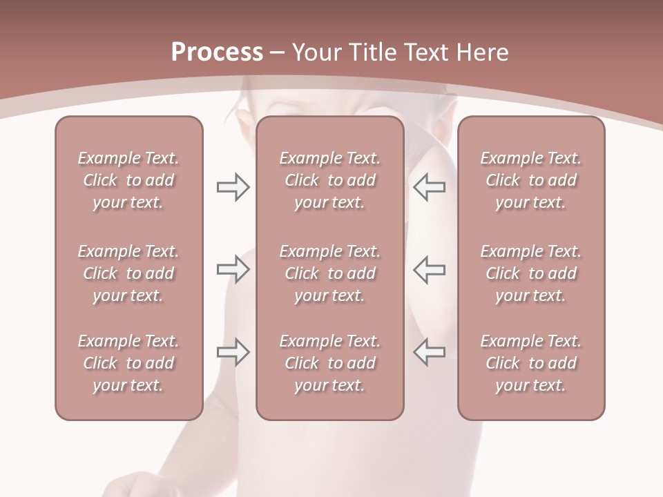 Eating Child Face PowerPoint Template