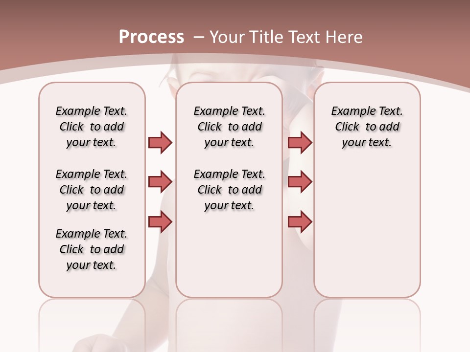Eating Child Face PowerPoint Template