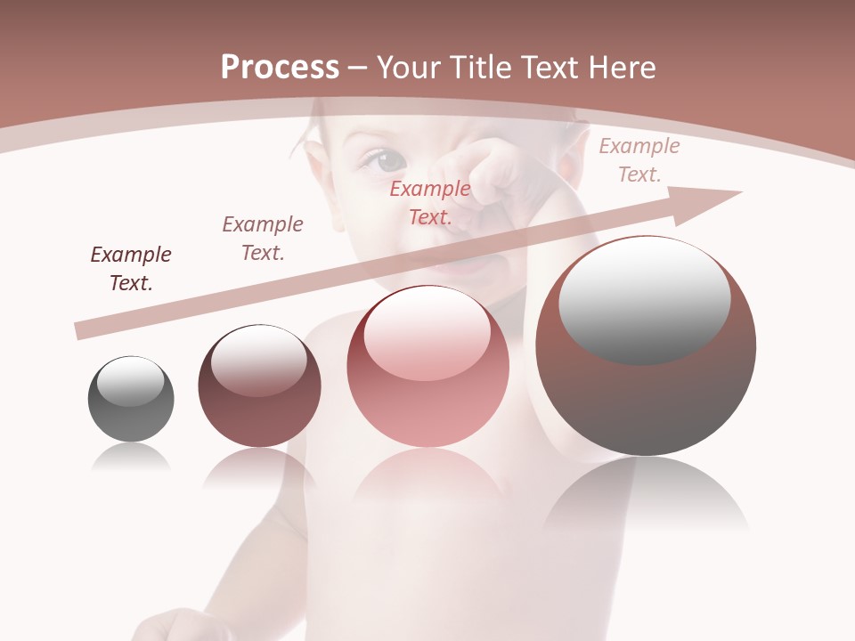 Eating Child Face PowerPoint Template