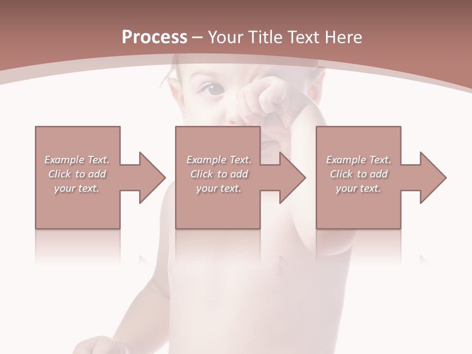 Eating Child Face PowerPoint Template