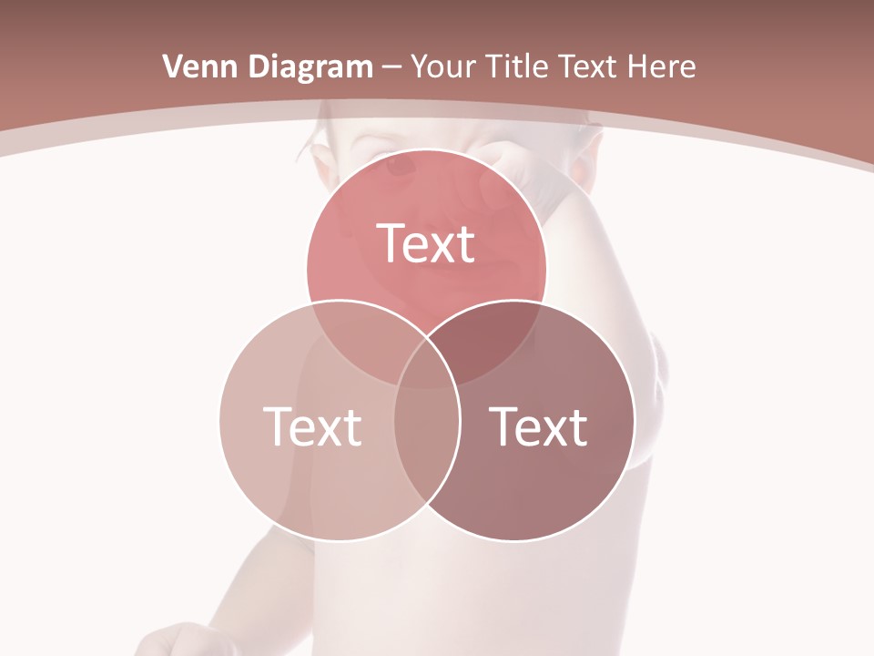 Eating Child Face PowerPoint Template