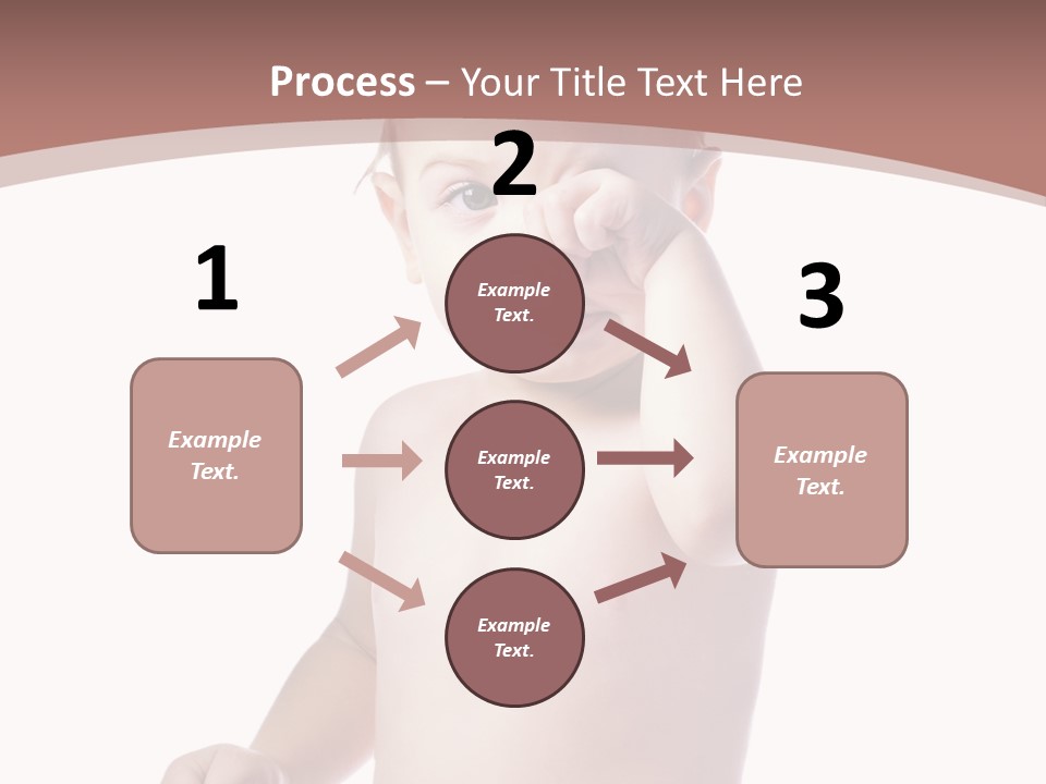 Eating Child Face PowerPoint Template