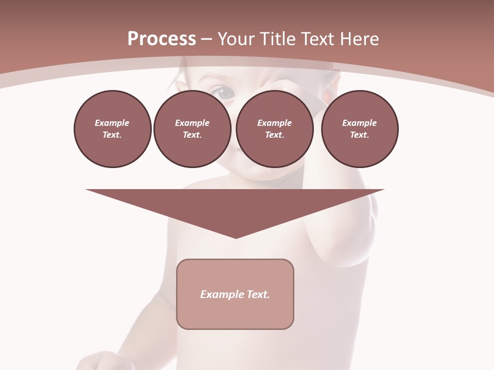 Eating Child Face PowerPoint Template
