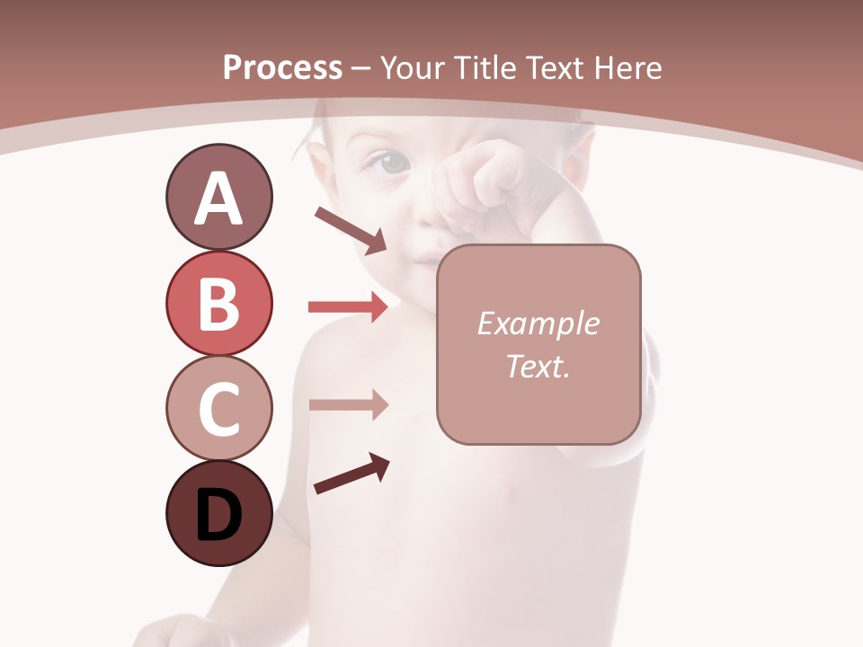 Eating Child Face PowerPoint Template