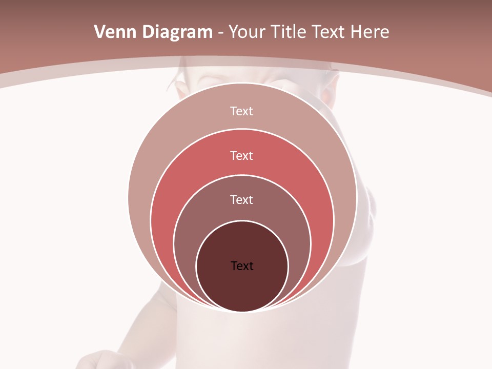 Eating Child Face PowerPoint Template