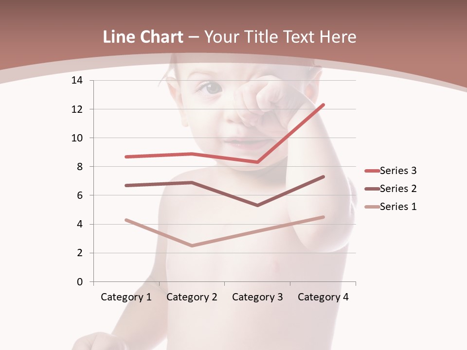 Eating Child Face PowerPoint Template