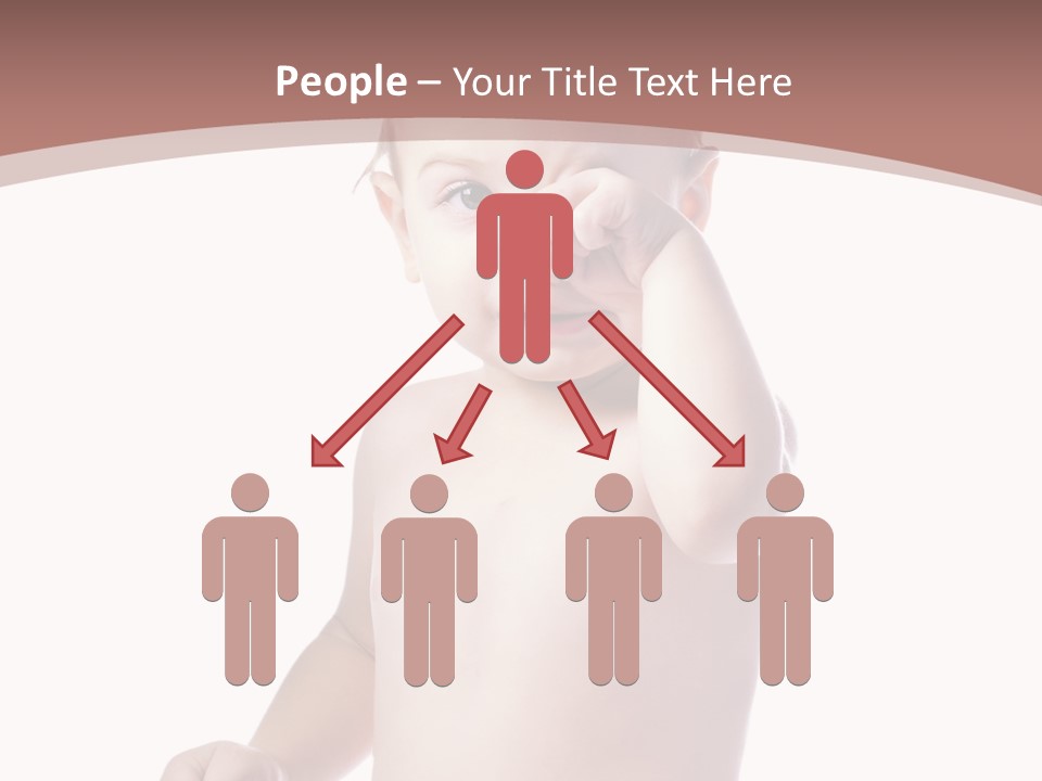 Eating Child Face PowerPoint Template