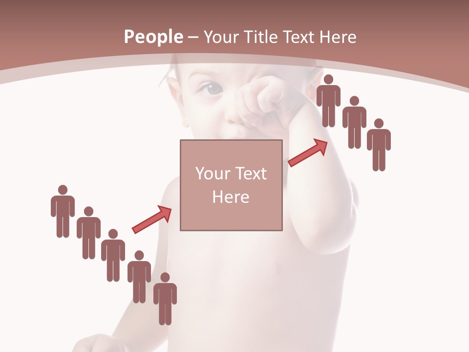 Eating Child Face PowerPoint Template