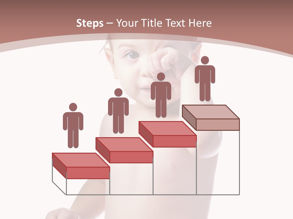 Eating Child Face PowerPoint Template