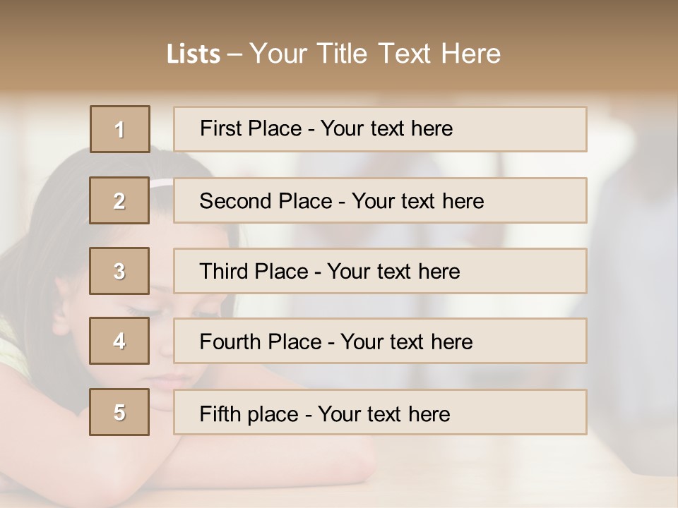 Family Despair Arguing PowerPoint Template