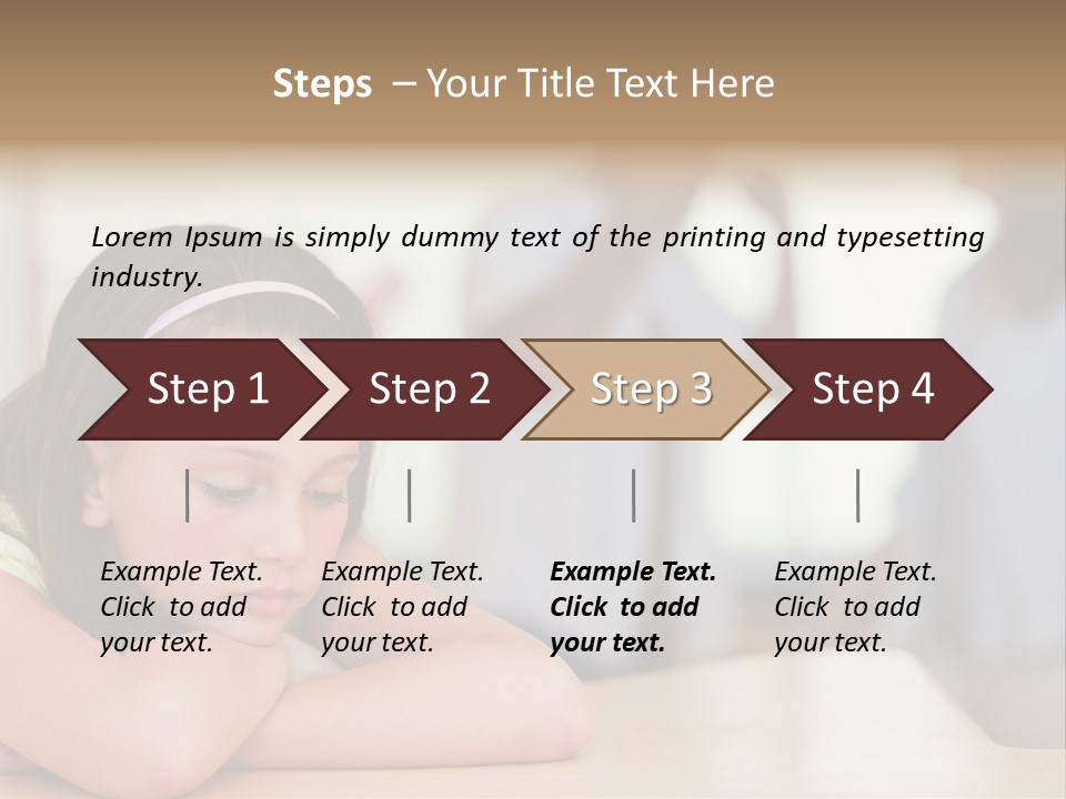 Family Despair Arguing PowerPoint Template