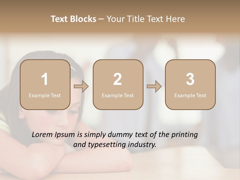 Family Despair Arguing PowerPoint Template