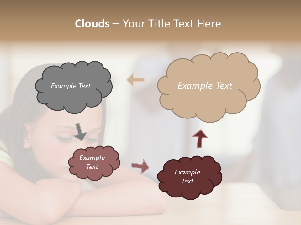 Family Despair Arguing PowerPoint Template