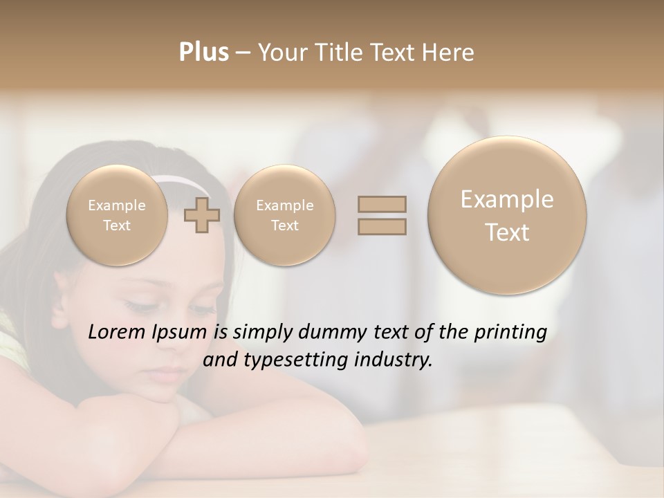 Family Despair Arguing PowerPoint Template
